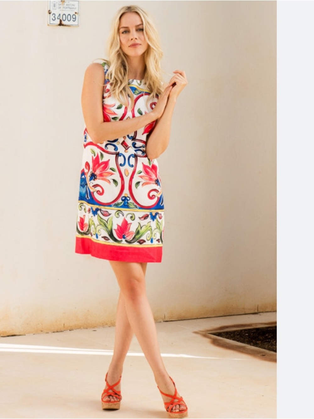 Esqualo Art to Wear Dress, Silky, Textured, sz 6, 19” PTP, 36” L